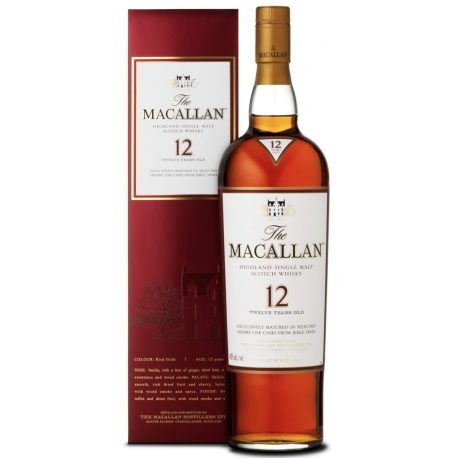 Whisky Macallan 12 Y Sherry Oak